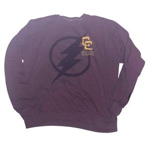 The Flash Men's Central City Track Pullover Burgundy Sweatshirt